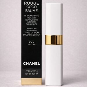 CHANEL Rouge Coco Baume Tinted Lip Balm - White & Gold